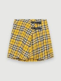 121JORIS Kilt-style checked pleated skirt - Skirts  Shorts - Majecom at Maje-US