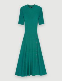 121ROXIA Ribbed knit dress - Dresses - Majecom at Maje