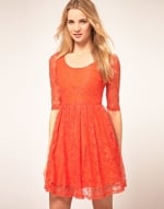 Orange lace dress like Lemon's at Asos