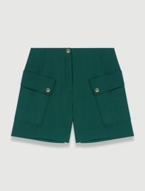 123ICALO Structured shorts with pockets - Shorts - com at Maje