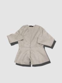 1295 Neiman Marcus Womenaposs Brown Cafe Cashmere Double-Face V-Neck Jacket Size S eBay at eBay