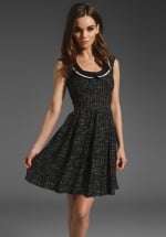 Black tweed dress at Revolve