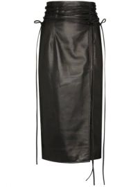 16Arlington tie-fastening Detail Pencil Skirt - Farfetch at Farfetch