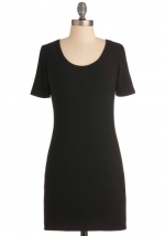 Black basic dress at Modcloth