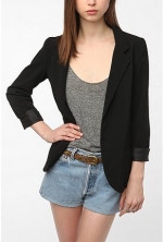 Black blazer at Urban Outfitters