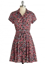 Floral print dress at Modcloth