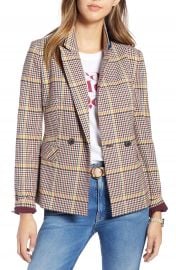 1901 Double Breasted Plaid Blazer  Regular  amp  Petite at Nordstrom