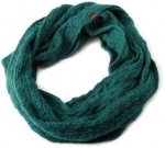 Green knit scarf at Amazon