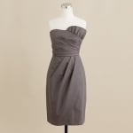 J.Crew Gabby Dress in Dark Pewter at J. Crew