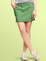 Green mini skirt like Pennys at Gap