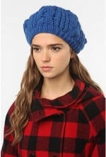 BDG cable knit beret at Urban Outfitters