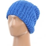 Blue knit beanie at Zappos