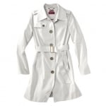 White trench coat at Target