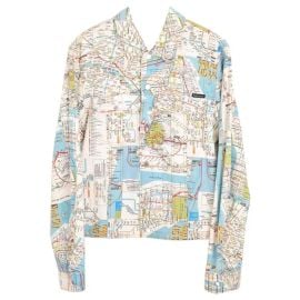 1990s Dolce and Gabbana x27Underground Mapx27 Printed Pattern Denim Jacket at 1stDibs denim scottsdale map at 1st Dibs