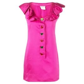 1992 Catwalk Yves Saint Laurent YSL Pink Cotton Mini Dress at 1stDibs at 1st Dibs