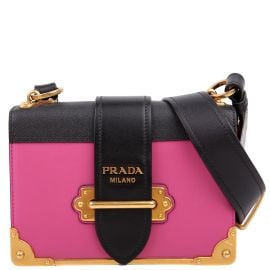 1BD045 Cahier Small CalfskinSaffiano Pink at Keeks