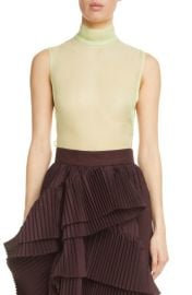 1Dries Van Noten Carma Sleeveless Silk Mousseline Blouse at Nordstrom