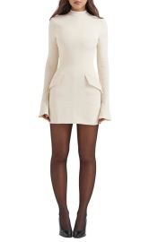 1HOUSE OF CB Mahalia Long Sleeve Cocktail Minidress at Nordstrom