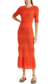 1JASON WU Mixed Stitch Crewneck Sweater Dress at Nordstrom