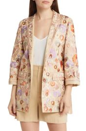 1KOBI HALPERIN Maggie Tie Waist Cotton Voile Jacket at Nordstrom