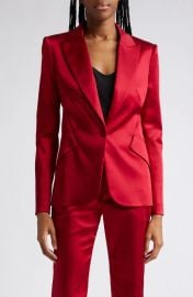 1LAGENCE Chamberlain Colorblock Satin Blazer at Nordstrom