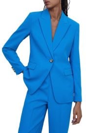 1MANGO Jewel Button Blazer at Nordstrom