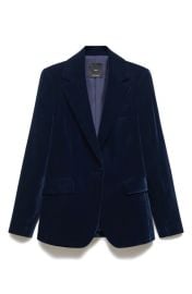 1MANGO Velvet Blazer at Nordstrom