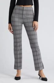 1Open Edit Plaid Bootcut Suit Pants at Nordstrom