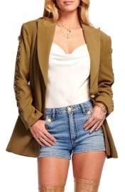 1Ramy Brook Mave Lace-Up Sleeve Blazer at Nordstrom