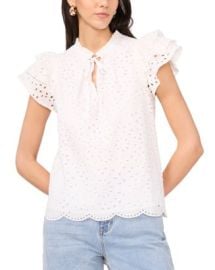 1STATE Flutter Sleeve Blouse Bloomingdales at Bloomingdales