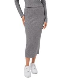 1STATE Rib Knit Midi Skirt   Bloomingdales at Bloomingdales