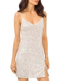 1STATE Sequined Mini Slip Dress   Bloomingdales at Bloomingdales