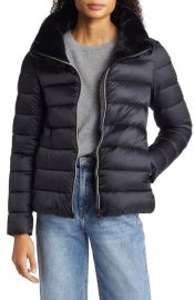 1Save The Duck Mei Mixed Media Puffer Jacket at Nordstrom