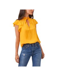 1State Womens V Neck Cap Sleeve Blouse Shop Premium Outlets at Shop Simon