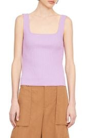 1Vince Square Neck Rib Tank at Nordstrom