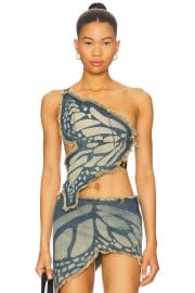 1xblue Butterfly Top In Light Blue at Revolve