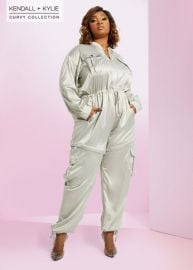 2 in 1 Jumpsuit by Kendall  Kylie at Ashley Stewart