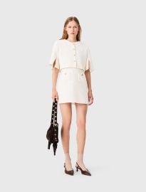 2-in-1 tweed dress at Maje