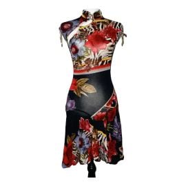 2003 Zebra Print Cheongsam Mini Dress at Vestiaire Collective