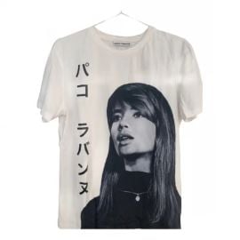 2018 Autumn Winter Collection Francoise Hardy tee by Paco Rabane at Vestiaire Collective