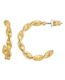 2028 Gold-Tone Twist Hoop Earring  Reviews - Earrings - Jewelry  Watches - Macys at Macys