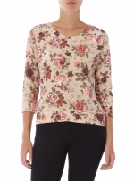 Floral sweater at Dorothy Perkins