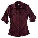 Burgundy button down top like Pennys at Target