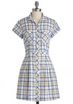 Plaid dress at Modcloth