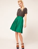 Green midi skirt like Lemons at Asos