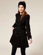 Black coat at Asos