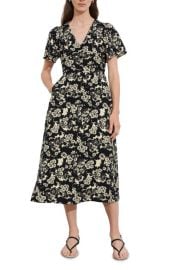 & Other Stories Floral Print A-Line Midi Dress at Nordstrom