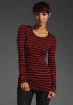 Red striped top like Pennys at Revolve