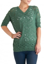 Green sweater like Alexs at Modcloth