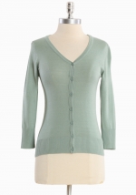 Light green cardigan at Ruche